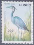 Stamps : Africa : Republic_of_the_Congo :  Ardea melanocephala