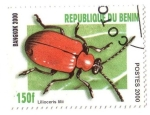 Stamps : Africa : Benin :  Coleóptero