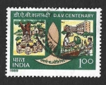  de Asia - India -  1283 - I Centenario del 1º Colegio de Desarrollo de Educación y Reformas Sociales