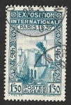 Stamps : Africa : Algeria :  111 - Exposición Mundial de París. Pabellón Argelino