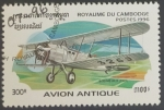 Stamps Asia - Cambodia -  Boeing 40B, 1928