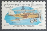 Stamps Asia - Cambodia -  Havilland D.H.4, 1918