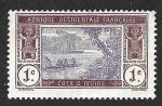 Stamps Africa - Ivory Coast -  42 - Laguna de Ebrié (AFRICA OCCIDENTAL FRANCESA)