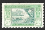 Stamps Africa - Ivory Coast -  45 - Laguna de Ebrié (AFRICA OCCIDENTAL FRANCESA)