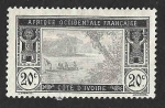 Stamps Africa - Ivory Coast -  51 - Laguna de Ebrié (AFRICA OCCIDENTAL FRANCESA)