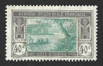 Stamps Africa - Ivory Coast -  59 - Laguna de Ebrié (AFRICA OCCIDENTAL FRANCESA)