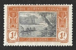 Sellos de Africa - Costa de Marfil -  71 - Laguna de Ebrié (AFRICA OCCIDENTAL FRANCESA)