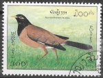 Stamps Laos -  aves