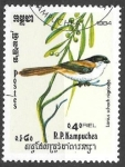 Stamps Cambodia -  aves
