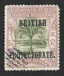 Stamps Asia - Malaysia -  107 - Palma de Sagú (NORTE DE BORNEO) 