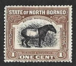 Stamps Asia - Malaysia -  136b - Tapiz Malayo (NORTE DE BORNEO)
