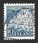 Stamps : Europe : Iceland :  193 - Catarata Dynjandi