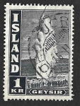Stamps Iceland -  208 - Geiser