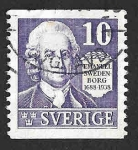 Stamps Sweden -  266 - CCL Aniversario del Nacimiento de Emanuel Swedenborg