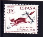 Stamps Europe - Spain -  DIA DEL SELLO 1967 (50)