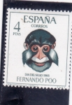 Stamps Spain -  DIA DEL SELLO 1966 (50)