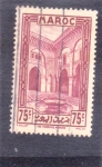 Stamps Africa - Morocco -  patio en Fez