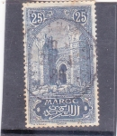 Stamps Morocco -  fortaleza en Chella