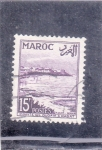 Stamps Africa - Morocco -  panorámica de Rabat