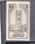 Sellos de Asia - Marruecos -  La torre de Hassan en Rabat