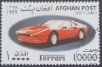 Stamps Afghanistan -  Ferrari 208 turbo