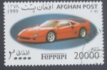 Stamps Afghanistan -  Ferrari F 40