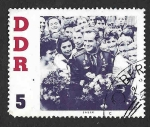Stamps Europe - Germany -  576 - Visita a la RDA del Astronauta Titov (DDR)