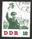 Stamps Germany -  577 - Visita a la RDA del Astronauta Titov (DDR)