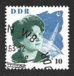 Stamps Europe - Germany -  673 - Visita a la RDA de la Astronauta Valentina Tereschkova (DDR)