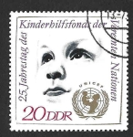  de Europa - Alemania -  1315 - XXV Aniversario de la UNICEF (DDR)