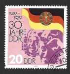 Stamps Europe - Germany -  2047 - XXX Aniversario de la Fundación de la RDA (DDR)
