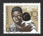 Stamps Germany -  B200 - Lucha Contra el Apatheid (DDR)