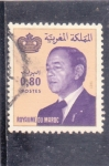 Stamps Africa - Morocco -  rey Hassan II