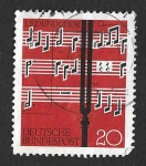 Stamps Europe - Germany -  849 - Música Coral
