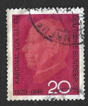 Stamps Europe - Germany -  960 - XX Aniversario de la Muerte del Cardenal Clemens August Graf Galen