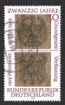 Stamps Europe - Germany -  998 - XX Aniversario de la República Federal