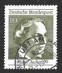 Stamps Germany -  1007a - Marie Juchacz
