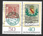 Stamps Germany -  1281-1282 - Día del Sello