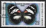 Sellos de Africa - Camern -  Mariposas - Euxanthe trajanus
