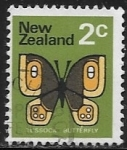 Sellos de Oceania - Nueva Zelanda -  Mariposas - Argyrophenga antipodum