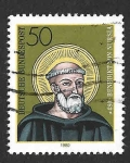  de Europa - Alemania -  1334 - MD Aniversario del Nacimiento de Benedicto de Nursia