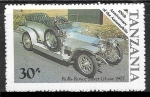 Stamps Tanzania -  Coches - Rolls Royce Silver Ghost 190