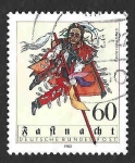 Stamps Germany -  1390 - Carnaval Suabo - Germánico de Rottweil