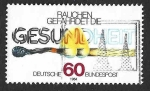 Stamps Germany -  1429 - Campaña Anti - Tabaco