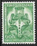 Stamps : Europe : Czechoslovakia :  Maquinas Agricolas 