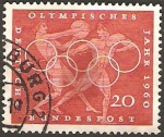 Stamps : Europe : Germany :  207 - Olimpiadas de Roma