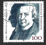 Stamps Germany -  1611 - CCL Aniversario del Nacimiento de Matthias Claudius
