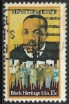 Stamps America - United States -  Martin Luther King, Jr.