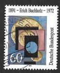 Stamps Germany -  1623 - Centenario del Nacimiento de Erich Buchholz