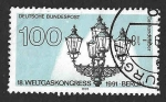 Stamps Germany -  1648 - Congreso Mundial Sobre Gas
